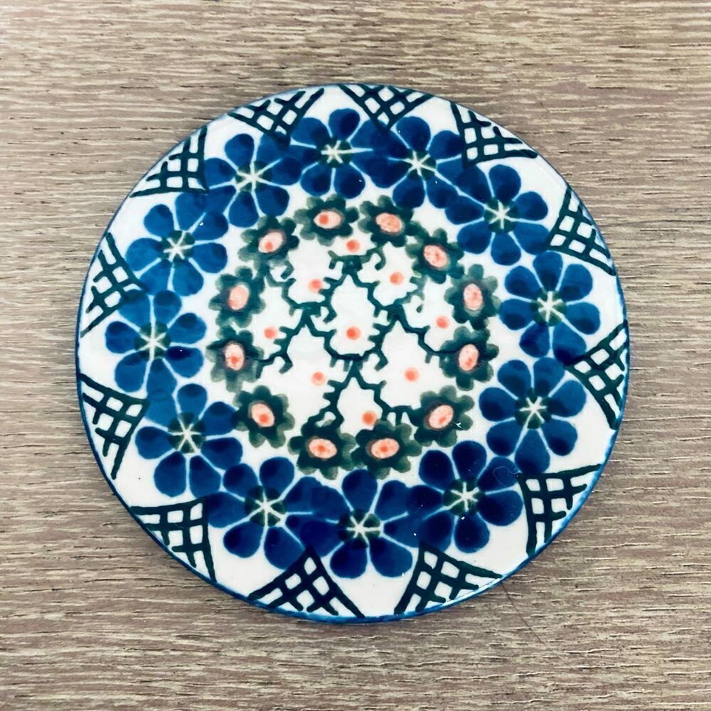 Boleslawiec Polish Pottery Ceramic Coaster Trivet